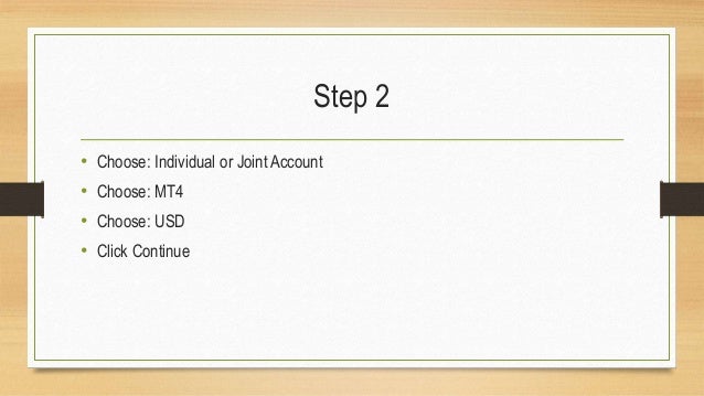 forex joint account
